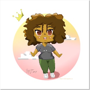 Natural Hair Cutie Posters and Art